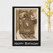 Happy Birthday Model Kaart (Gele Bloem)