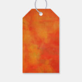 Happy Birthday Modern Abstract schilderij in Sinaa Cadeaulabel (Achterkant)