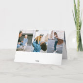 Happy Birthday Modern Foto Kaart (Achterkant)