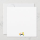 Happy Birthday Modern Paint Rainbow Simple Feestdagenkaart (Achterkant)