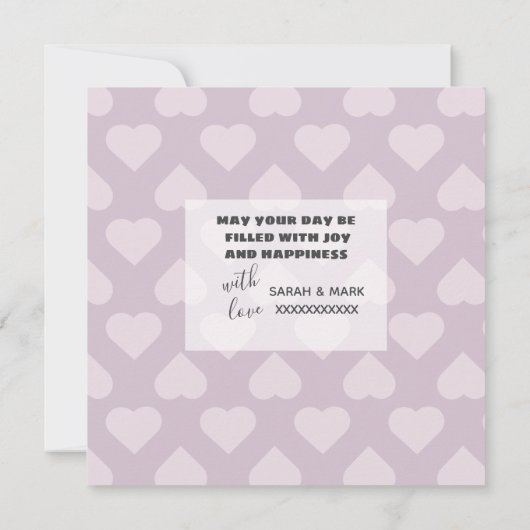 Happy Birthday Modern Pink 20 Photo Collage Kaart (Achterkant)