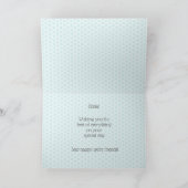 Happy Birthday Moderne brieven Kaart (Binnen)