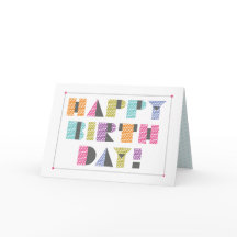 Happy Birthday Moderne brieven