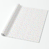 HAPPY BIRTHDAY moderne kleurrijke regenboogsproeie Cadeaupapier (Uitgerold)