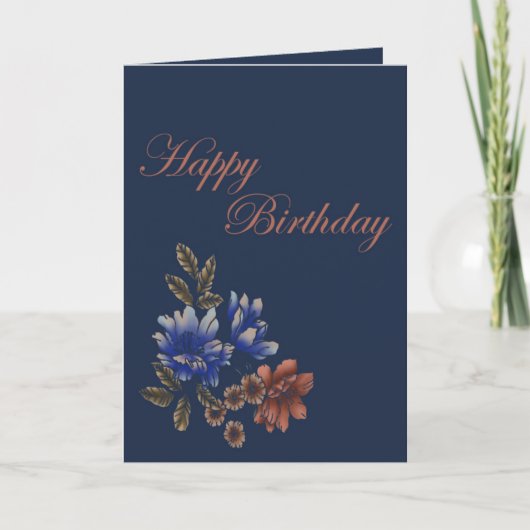 Happy Birthday Moeder Folded Kaart (Voorkant)