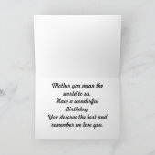 Happy Birthday moeder Kaart (Binnen)