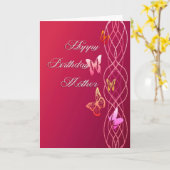 Happy Birthday moeder Kaart (Gele Bloem)