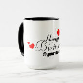 Happy Birthday mok (Voorkant links)