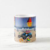 Happy Birthday Mok African Boy Beach Sand (Center)