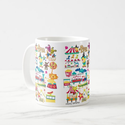 Happy Birthday Mok Carnaval Circus (Voorkant links)