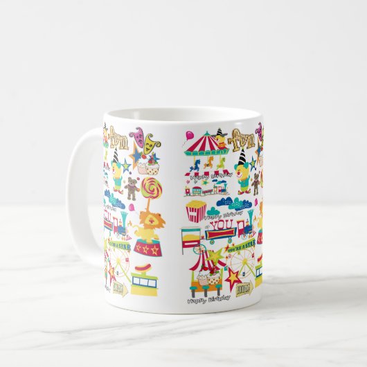 Happy Birthday Mok Carnaval Circus (Voorkant links)