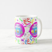 Happy Birthday Mok Confetti (Voorkant rechts)