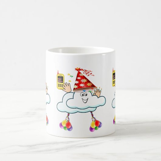 Happy Birthday Mok IPhone Tekst Cloud (Center)