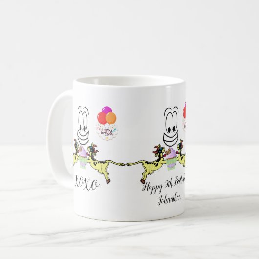 Happy Birthday Mok Koe Cupcake (Voorkant links)