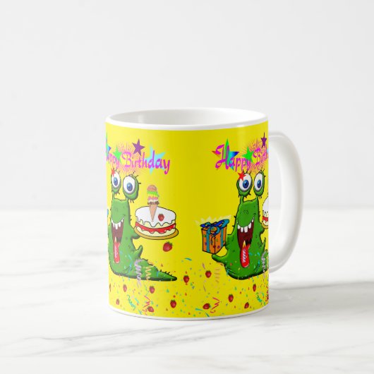 Happy Birthday Mok Monster (Voorkant rechts)