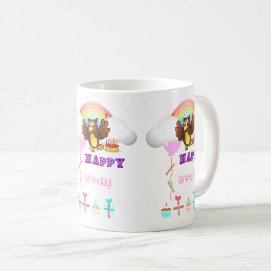 Happy Birthday Mok Owl (Voorkant rechts)