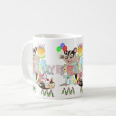 Happy Birthday Mok Possum Cake (Voorkant links)