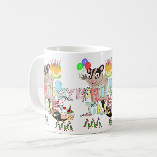 Happy Birthday Mok Possum Cake (Voorkant links)