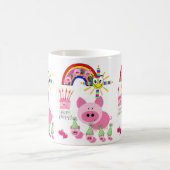 Happy Birthday Mok Roze Varken (Center)