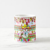 Happy Birthday Mok Snowman Santa Claus (Center)