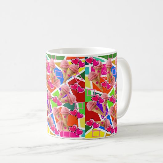 Happy Birthday Mok Strawberry Ice Cream (Voorkant rechts)