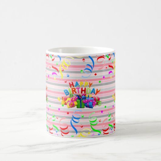 Happy Birthday Mok Stripe (Center)
