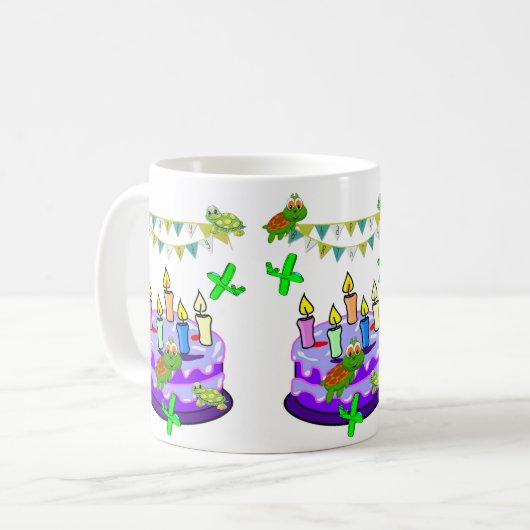 Happy Birthday Mok Turtles (Voorkant links)