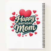 Happy Birthday Mom Notitieboek (Achterkant)