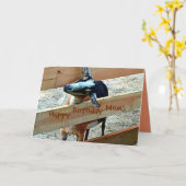 Happy Birthday Mom uit Favoriete Kind (met Geit) Kaart (Gele Bloem)