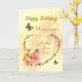 Happy Birthday Mompreneur-ontwerp Kaart (Gele Bloem)