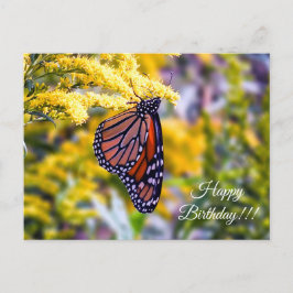 Happy Birthday Monarch Butterfly Briefkaart