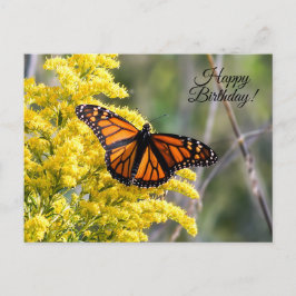 Happy Birthday Monarch Butterfly Briefkaart