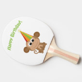 Happy Birthday Monkey Tafeltennisbatje (Zijkant)