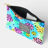 Happy birthday Monogram abstracte polka stippen Etui (Open)