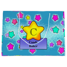 Happy Birthday-monogram met pastbanden