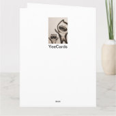 HAPPY BIRTHDAY MONSTER KAART (Achterkant)