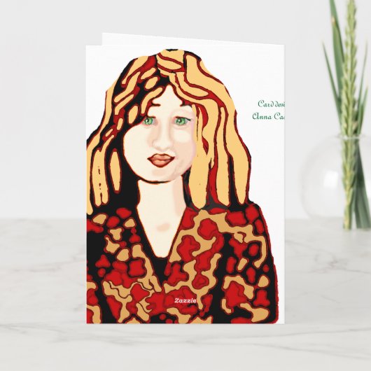 Happy Birthday, mooi meisje Kaart (Achterkant)