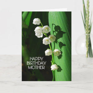 Happy Birthday Mother Lily of the Valley Kaart