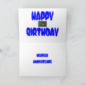 HAPPY BIRTHDAY MOTORFIETS MOTO KAART (Binnen)