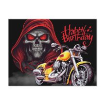 Happy birthday! motorrijder