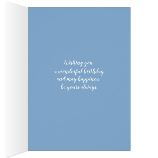 Happy Birthday Mountain Meadow Custom Name (Binnen (Rechts))