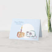 Happy Birthday Mouse Kaart (Voorkant)