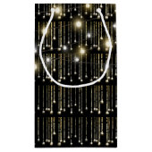 Happy Birthday mouszing lights op black Klein Cadeauzakje (Achterkant)