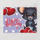 Happy birthday! muis briefkaart (Voorkant)