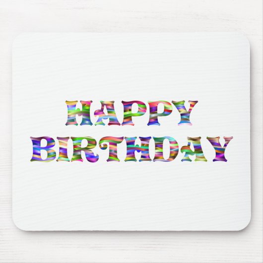 Happy Birthday Muismat (Voorkant)