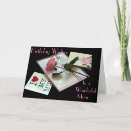 HAPPY BIRTHDAY MUM WENSKAART KAART