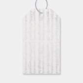 Happy Birthday Muzieknoten Cadeaulabel (Achterkant)