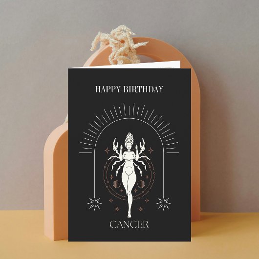 Happy Birthday Mystic Cancer Zodiac Horoscoop Kaar