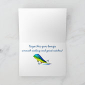 Happy Birthday Naam met Mahi Mahi Kaart (Binnen)