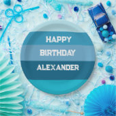 Happy Birthday Naam Sjabloon Papier Bord (Feest)